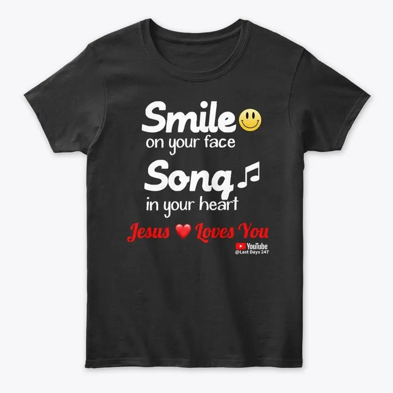 Women's Smile on Your Face Tee-WhiteFont